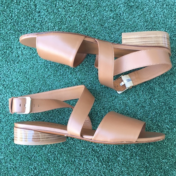 NWT Robert Clergerie Final Sandals Leather Brown 39